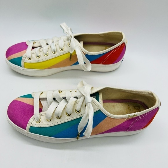 KEDS X KATE SPADE TRIPLE KICK PLATFORM SNEAKERS SIZE 8.5 - Picture 5 of 15